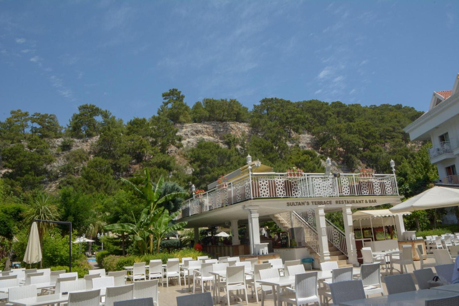 Miramor Hotel & Spa Antália Exterior foto The restaurant at the beach